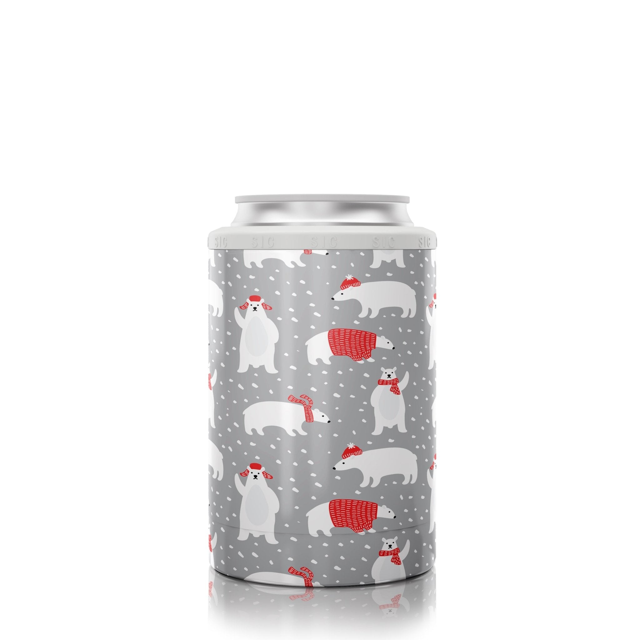 12 oz. Can Cooler Polar Bears - SIC Lifestyle