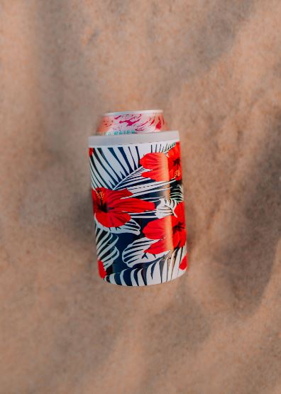 12 oz. SIC® Can Cooler Hawaiian Hibiscus - SIC Lifestyle