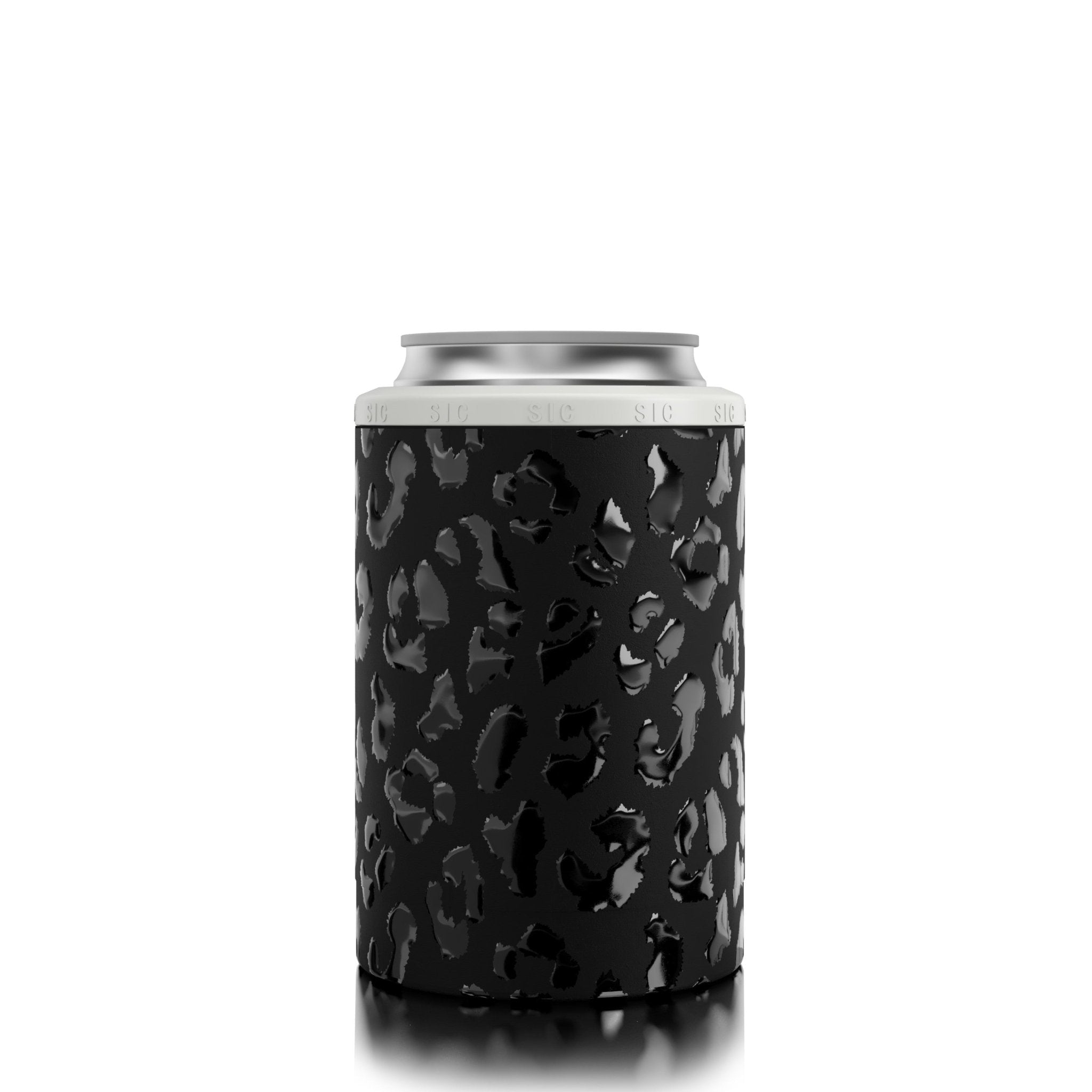 12 oz. SIC® Can Cooler Leopard Eclipse - SIC Lifestyle