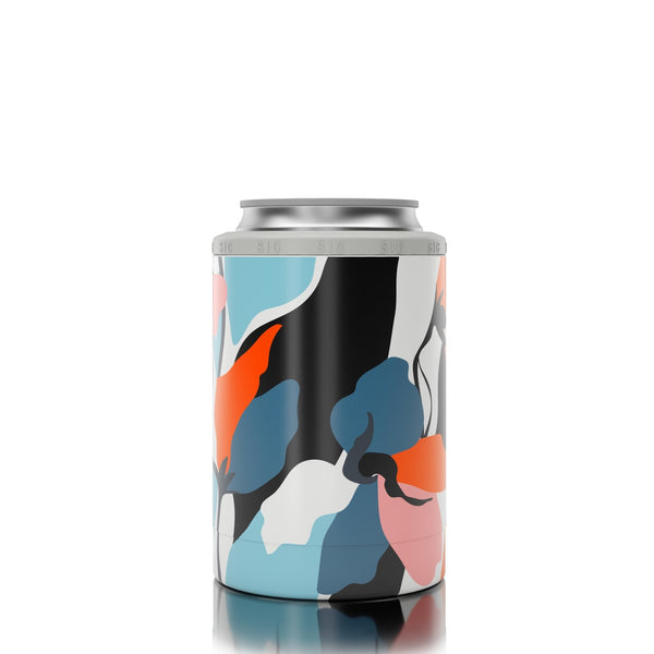 12 oz. SIC® Can Cooler Terra Cotta Flower - SIC Lifestyle