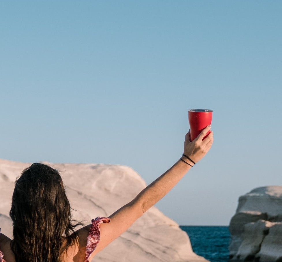 12 oz. SIC® Gameday Red Tumbler - SIC Lifestyle