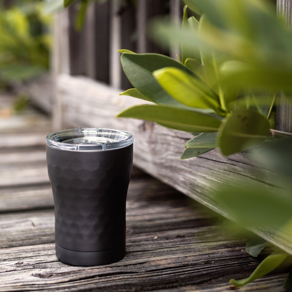 12 oz. SIC® Hammered Gunmetal Tumbler - SIC Lifestyle