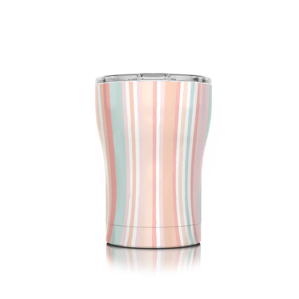 12 oz. SIC® Pastel Stripes Tumbler - SIC Lifestyle