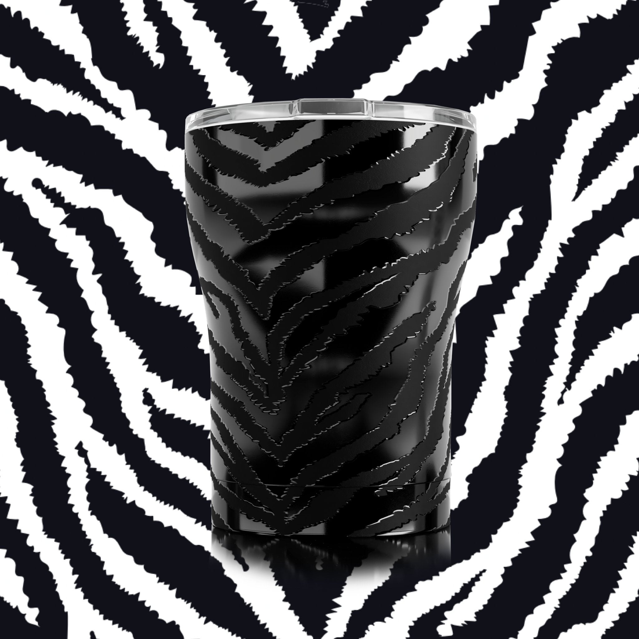 12 oz. SIC® Zebra Eclipse Tumbler - SIC Lifestyle