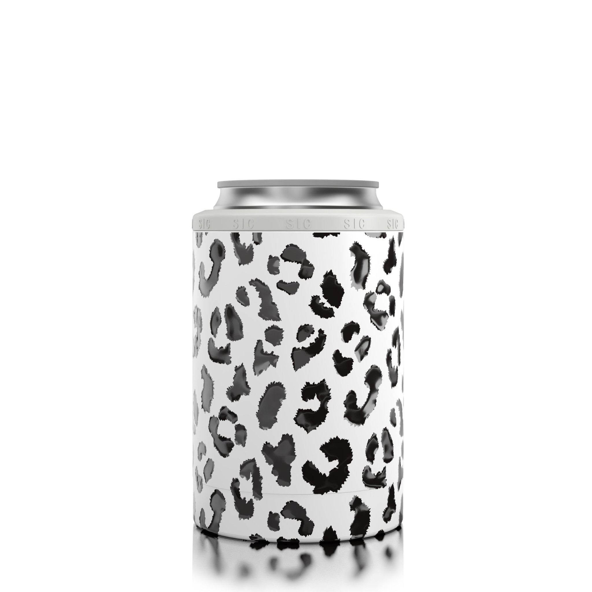 12oz. Can Cooler Leopard - SIC Lifestyle