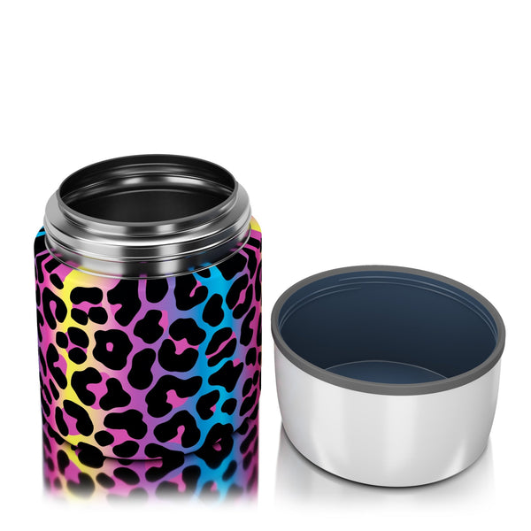 17 oz. Neon Leopard Food Insulator - SIC Lifestyle