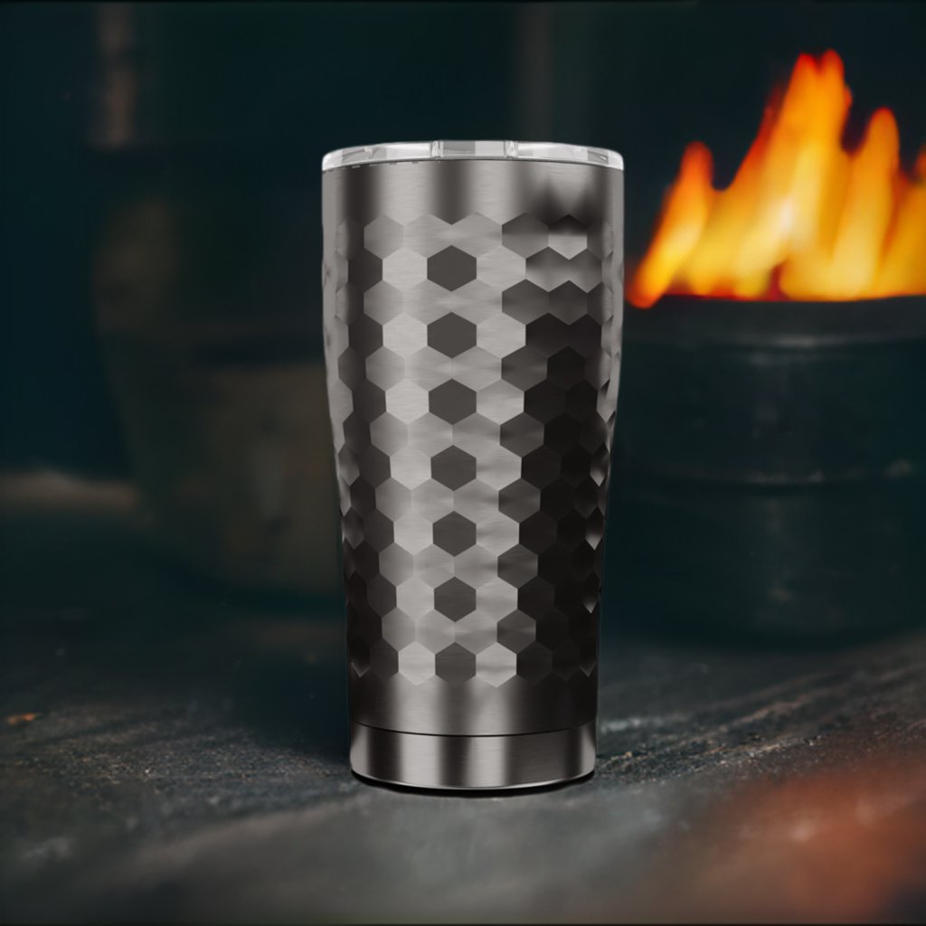 20 oz. SIC® Hammered Gunmetal Tumbler - SIC Lifestyle