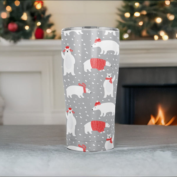 20 oz. SIC® Polar Bears Tumbler - SIC Lifestyle