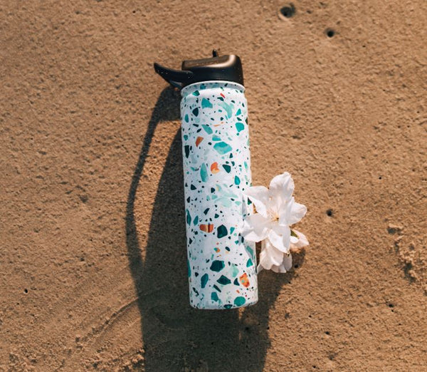 27 oz. SIC® Sea Glass Stone Water Bottle - SIC Lifestyle