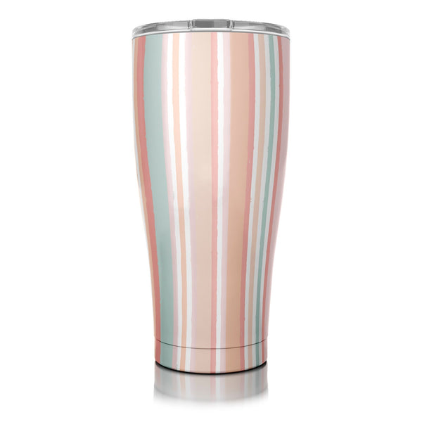 30 oz. SIC® Pastel Stripes Tumbler - SIC Lifestyle