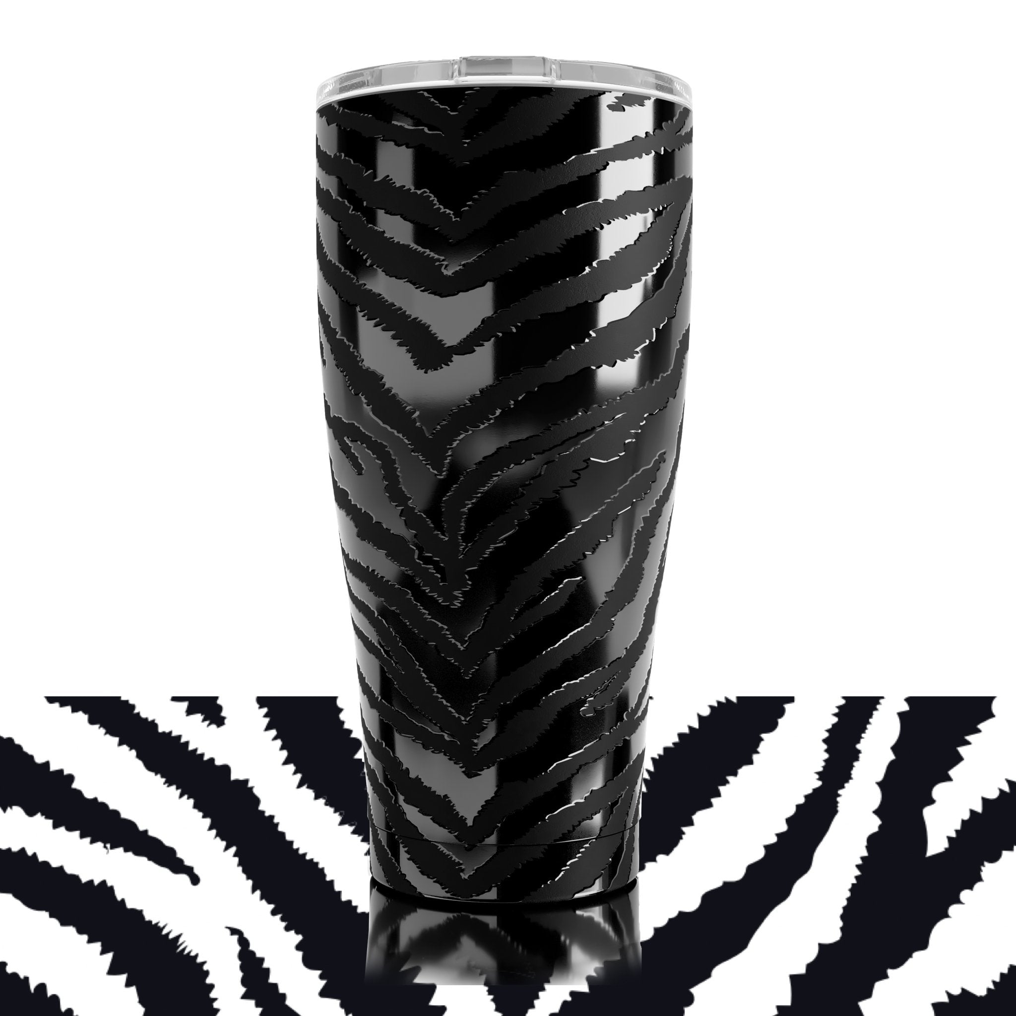 30 oz. SIC® Zebra Eclipse Tumbler - SIC Lifestyle