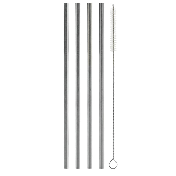 8.5" Straight Stainless Steel Straw (4 pack) - SIC Lifestyle