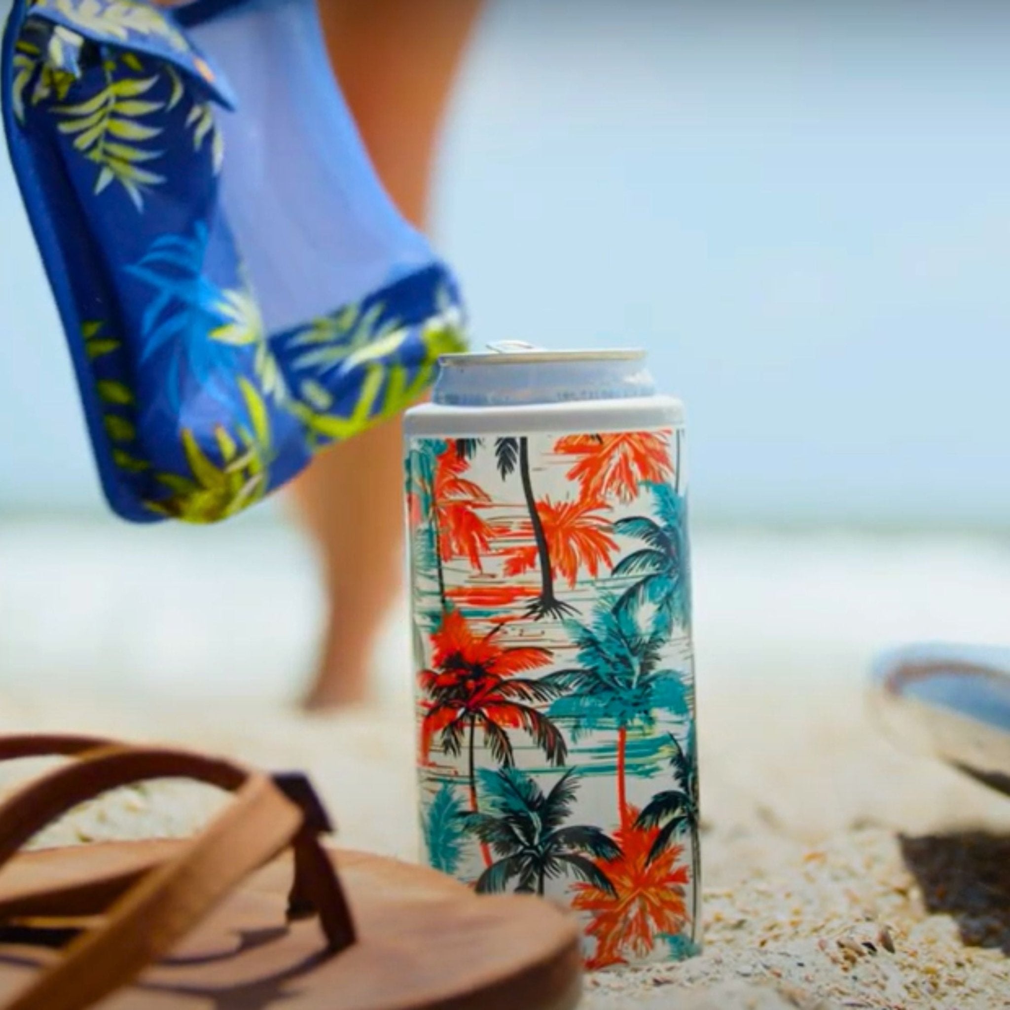 FL Palms Slim Can Cooler - SIC Lifestyle