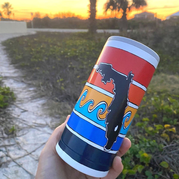 Florida Sunset Slim Can Cooler - SIC® & Sunshine State® Collaboration - SIC Lifestyle