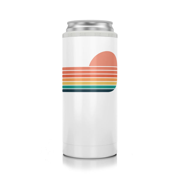 SIC® Slim Can Cooler Retro Sunset - SIC Lifestyle