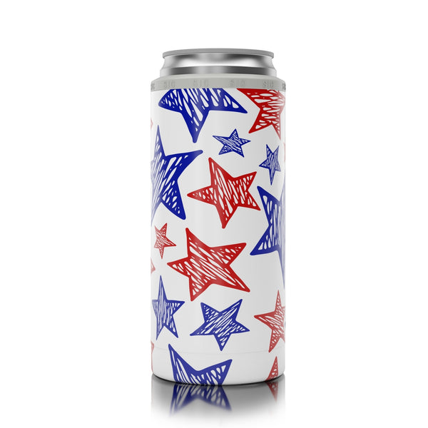 SIC® Slim Can Cooler USA Stars - SIC Lifestyle