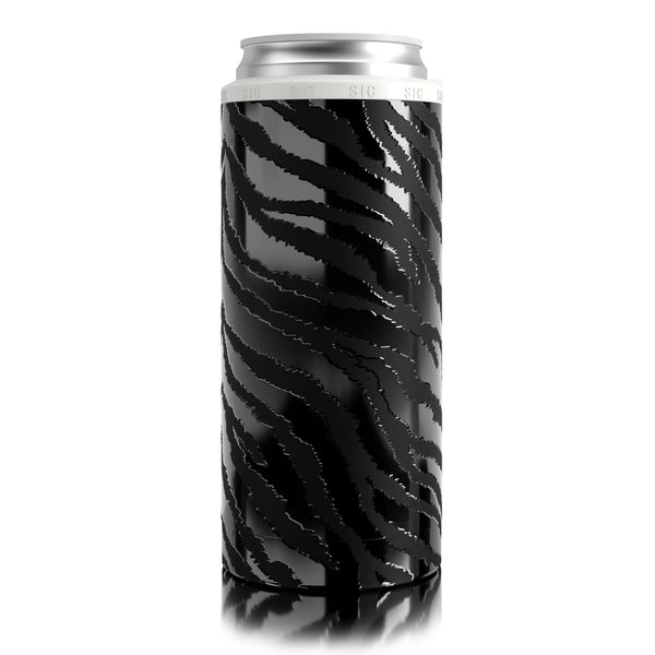 SIC® Slim Can Cooler Zebra Eclipse - SIC Lifestyle