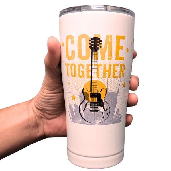 Hand Holding a Promotional Cup